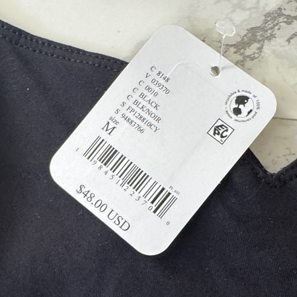 Free People Intimately Somewhere Sometime Cami in Black NWT - Picture 9 of 9